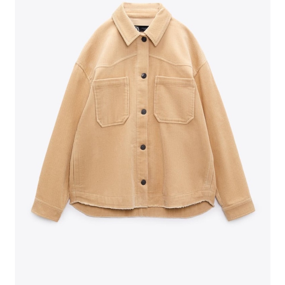 Zara Corduroy Oversized Shirt